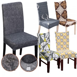 Barroco geométrico cubierta de la silla elástica estiramiento Spandex protector Slipcover comedor silla cubierta para banquete ali-24199070